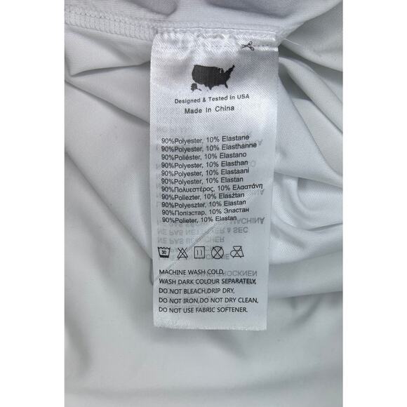 EZRUN Mens Big & Tall Sleeveless Performance Muscle Tank, White, size 5XLT - Picture 7 of 13